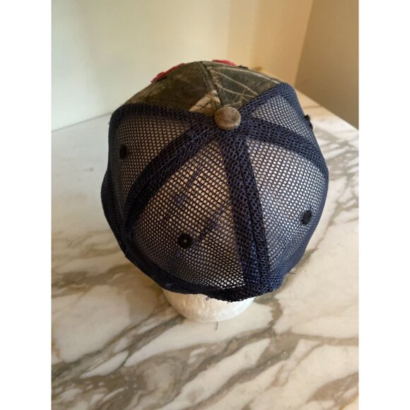 USA Camouflage 1776 Blue Mesh Back Baseball Cap Adjustable - Picture 4 of 6